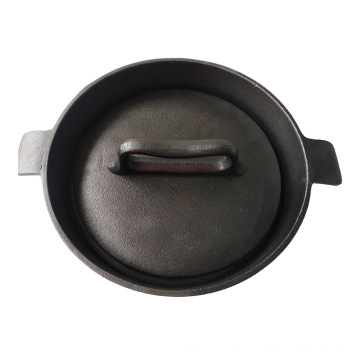 Pre-Seasoned Cast Iron Grill Pan with Press